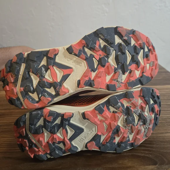 Hoka One Women’s Torrent 2  Running Shoes Size 7.5 Castlerock/Camelia - Picture 7 of 13